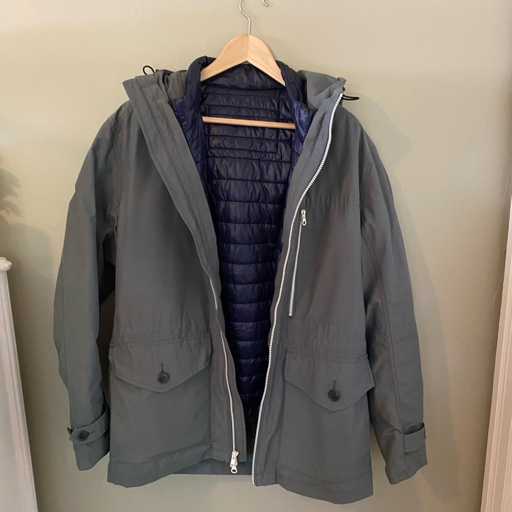 J. Crew 3-in-1 Multi-Season Rain Coat